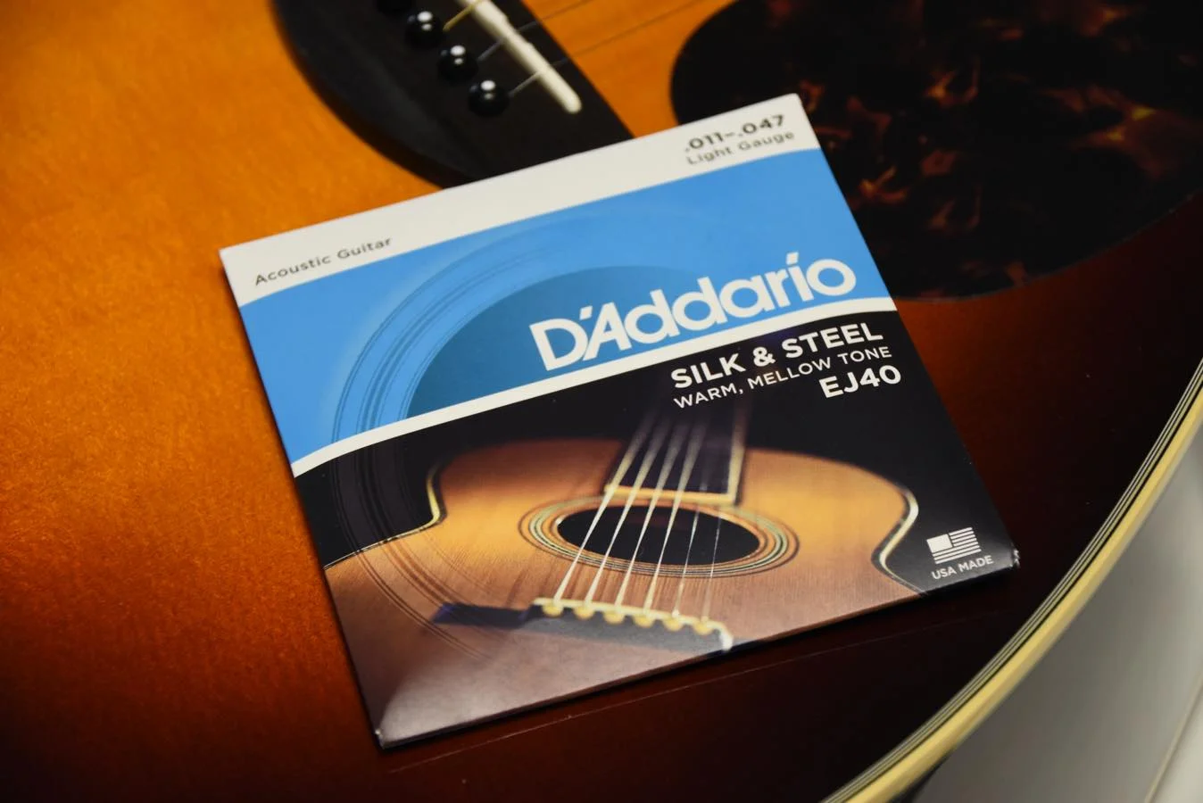 日本産】 新品 D'Addario ダダリオ アコースティックギター弦 EJ15